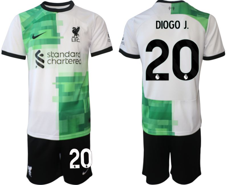 Men 2023-2024 Club Liverpool away white #20 Soccer Jersey